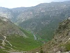 Grenzregion am Cijevna/Cem bei Tamara