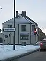 A693 im Ortsteil Oxhill