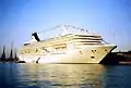 Als Royal Princess vor ihrer Jungfernfahrt in Southampton (1984)