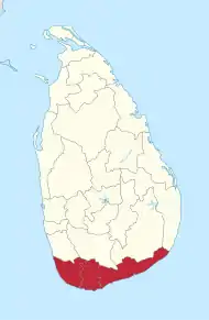 Lagekarte der Provinz