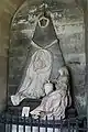 Grabstätte von Ann Bellamy Lynn und ihres Ehemanns George Lynn in der Marienkirche (St Mary’s church) von  Southwick in Northamptonshire