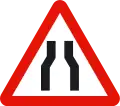 P-17Verengte Fahrbahn
