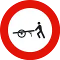 R-115Einfahrtverbot für Handkarren