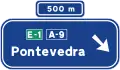 S-232Wegweiser zur Autobahnen