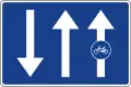 S-64aRadfahrstreifen oder Radweg auf der Fahrbahn