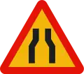 TP-17Verengte Fahrbahn