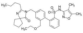 Strukturformel von Sparsentan