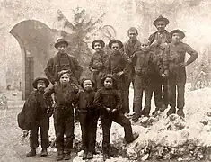 Spazzocamini in Mailand um 1900