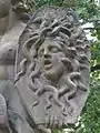 Kopf der Medusa auf dem Schild der Athene