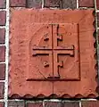 Turnerkreuz am Eingang der Ernst-Moritz-Arndt-Halle in Hamburg