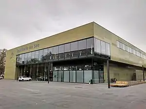 Die Sporthalle am See im Oktober 2018