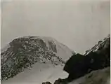 Historische Aufnahme von der österreichischen Platte auf die am 13. März 1918 gesprengte italienische Platte
