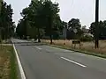 Ortsdurchfahrt Sprockhof auf der L 190 aus Richtung Norden