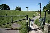Statt Zauntrittes ein „Squeeze stile“ aus Metall