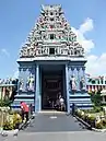 Eingang zum Sri Srinivasa Perumal Temple in Little India