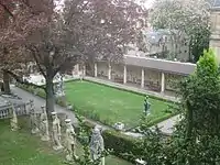 Park der Villa Ostertag-Siegle (Teilansicht), Baujahr 1905, heute Städtisches Lapidarium.