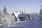 Die Baude im Winter