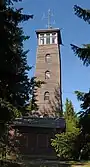 Rückseite des Turms