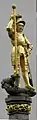 Vergoldete Statue des Ritters Georg, nach dem Original von 1520