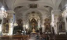 Kirchenschiff St. Margarethen Waldkirch