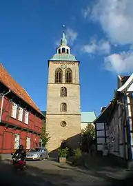 Turm der Pfarrkirche St. Aegidius
