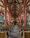 Blick zur Orgel