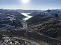 Blick nach Südwesten Richtung St. Antöniental.