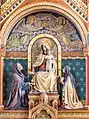 Jugendstildekoration des linken Seitenaltars