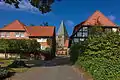 Ortsblick auf die Kirche