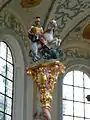 Prozessionsstange mit der Figur des hl. Georg