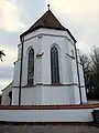 Maßwerkfenster im Chor