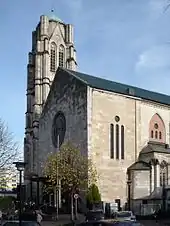 St. Gertrud, durch Jung verändert wiederaufgebaut (1955)