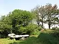 Dolmen von Saint-Gonvel bei Argenton, Finistère