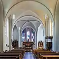 Kirchenschiff in Richtung Osten