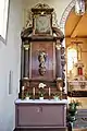 Josephsaltar; (Altar, um 1680; Figur, Mitte 18. Jh.)