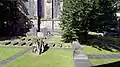 Ostchor des Kölner Domes mit Friedhof und Resten von St. Maria ad Gradus, Aufnahme aus dem Jahr 2008