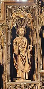 Apostel Bartholomäus, oft auch als  Apostel Matthias bezeichnet.
