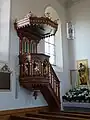 Neuromanische Kanzel um 1860