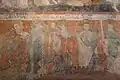 Chor Fresko Nordwand Christus und Apostel