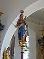 Prozessionsstange mit Muttergottes, 18. Jahrhundert
