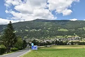 Straße zwischen St. Michael und Katschberg