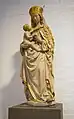 Madonnenskulptur aus Kalksandstein, um 1470