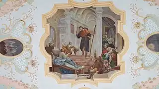 Der hl. Rochus pflegt Kranke
