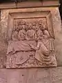 Abendmahl mit Groland-Wappen an der Sebalduskirche