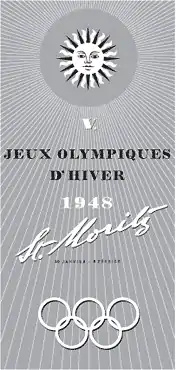Logo der Olympischen Winterspiele 1948