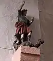 Hl. Georg über getötetem Drachen