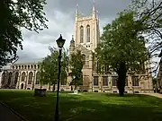 St Edmundsbury Cathedral, Anfänge seit 1065, heutige Kirche großenteils ab 1502
