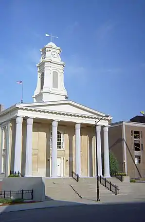 St Joseph County Courthouse, gelistet im NRHP Nr. 70000007