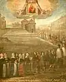Prozession in Tersnaus, 1710