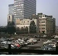 Die Kirchenruine 1964 in London